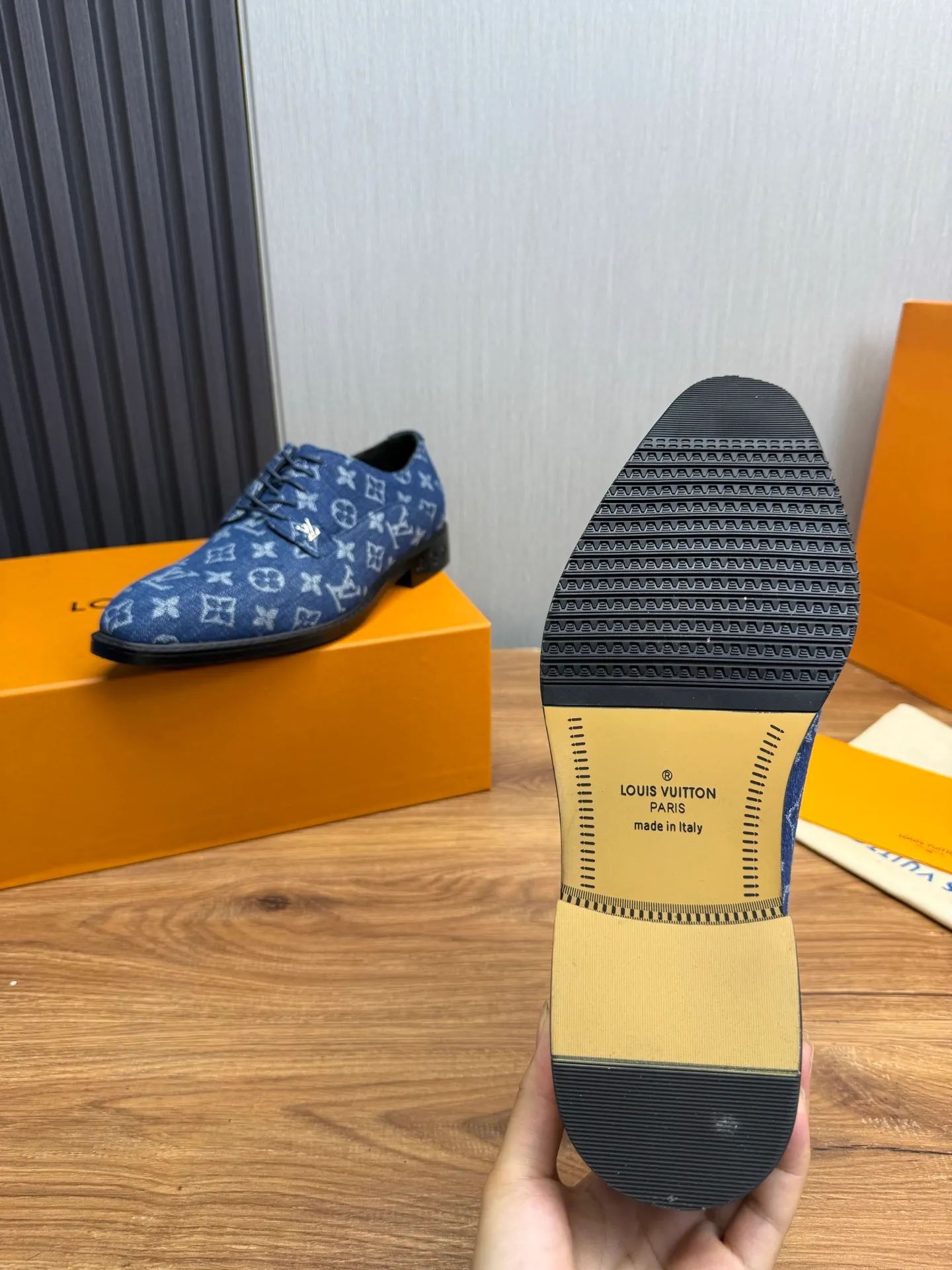 Factory 720💰 LV. Men's business casual leather shoes, all made of imported original brand leather, just to create a more comfortable wearing experience, original non-slip and wear-resistant outsole ✔️16-45 (38.45 non-refundable)